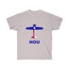 Texas Houston William P. Hobby Airport HOU Ultra Cotton Tee T-Shirt Airplane Texas Flag - Image 10